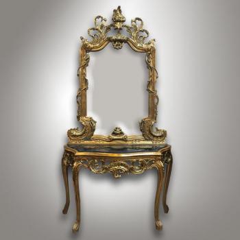 Zrcadlo s konzolovým stolkem 